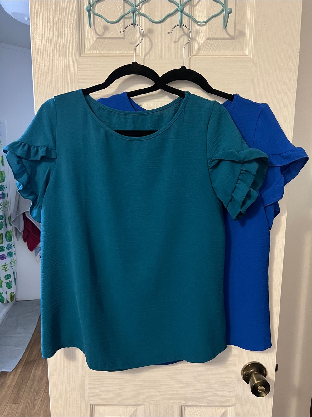 Ruffle Short Sleeve Women's Top Bundle